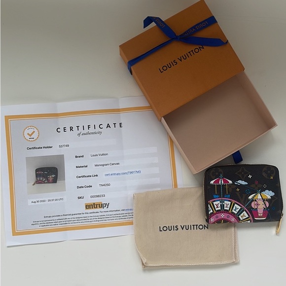 Louis Vuitton Christmas Holiday 2020 Vivian’s Monogram Zippy Coin Purse Wallet - Picture 1 of 2